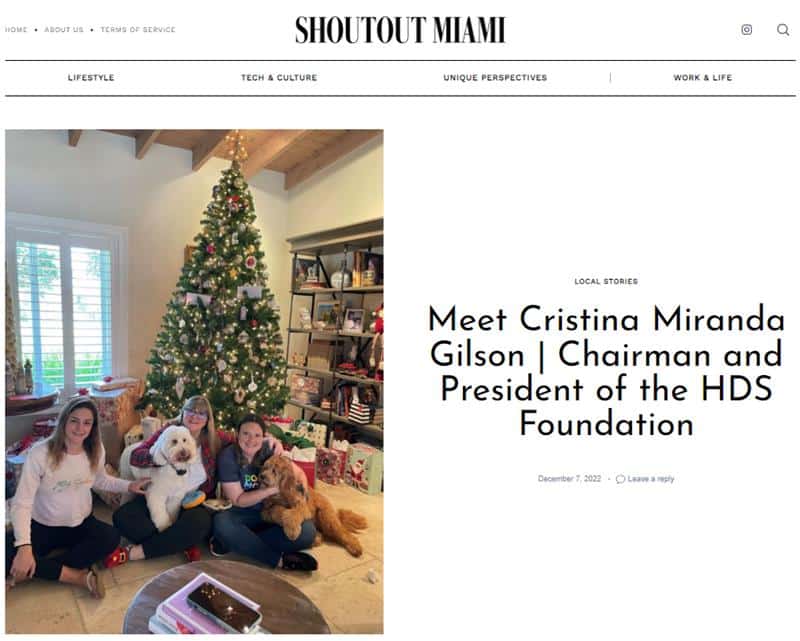 Our Chairman and President featured this week in Voyage MIA Magazine’s “Shout Out Miami” series