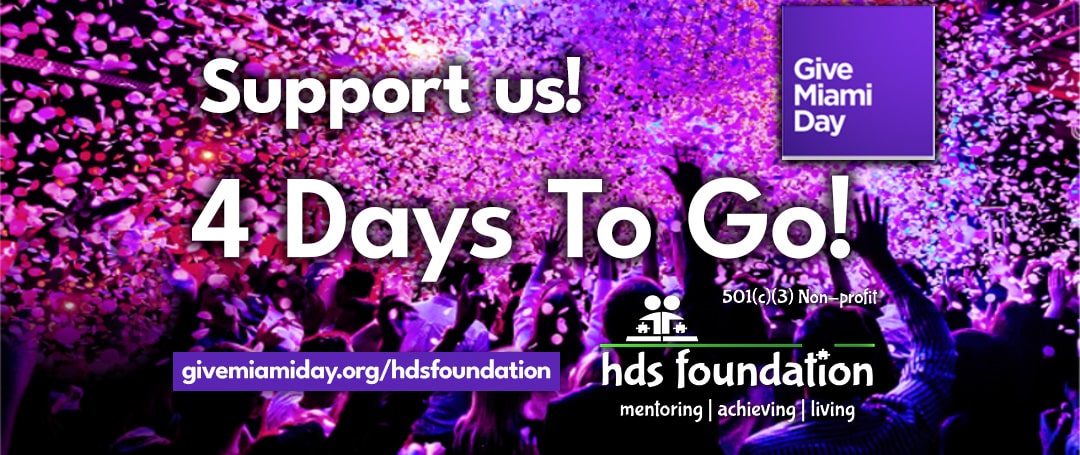 We’re getting close. Only 4 Days To Go for #GiveMiamiDay