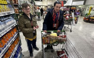 Students Score Big in Super Bowl Party Prep