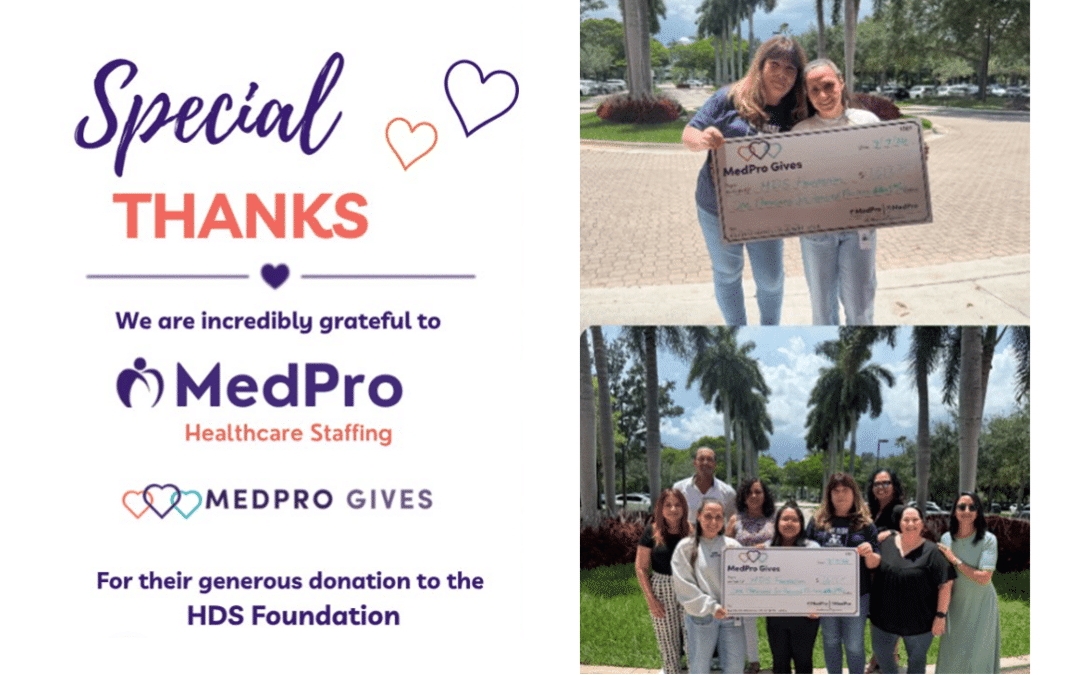 Making a Difference Together: Med Pro Healthcare Staffing Supports HDS Foundation