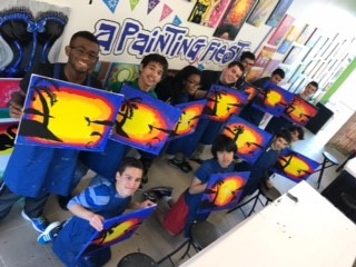 BRIDGES visits A Painting Fiesta